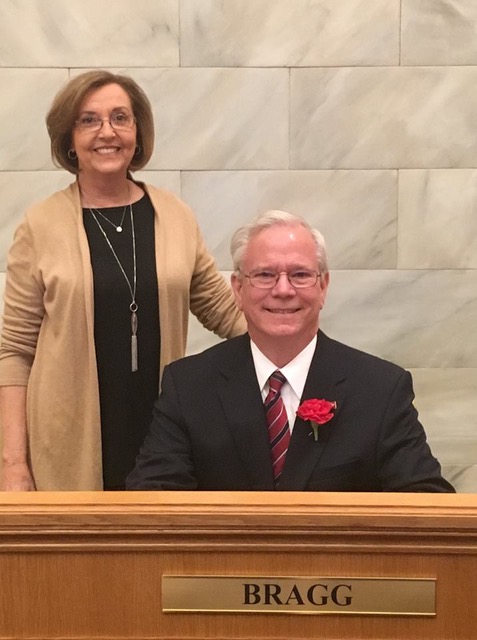 Beverly & Ken Bragg in chamber seat